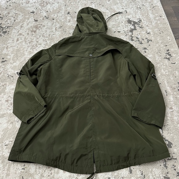 MICHAEL Michael Kors Hooded Cinch-Waist Anorak Jacket Size 1X - Picture 3 of 6